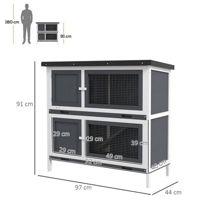 Small Pet Hutch 2 Storey