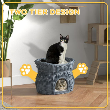 Willow Cushioned Cat House