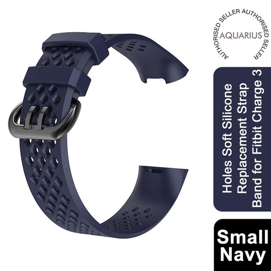 Silicone Replacement Fitbit Band Navy