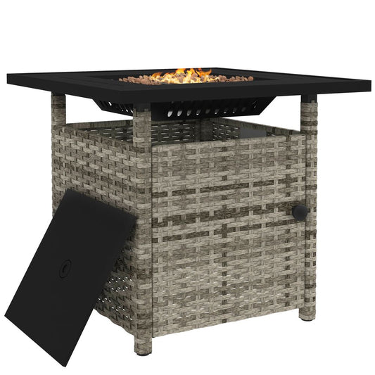 Propane Fire Pit Table Grey