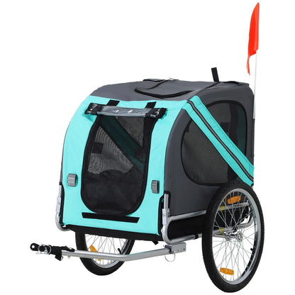 Pet Trailer for Bikes Green