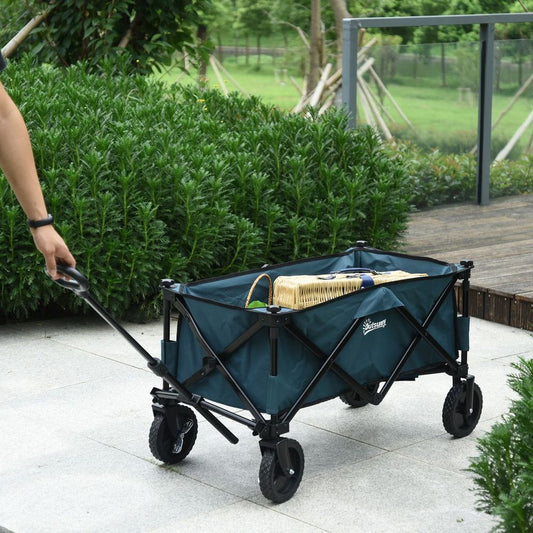 Folding Cargo Wagon Black