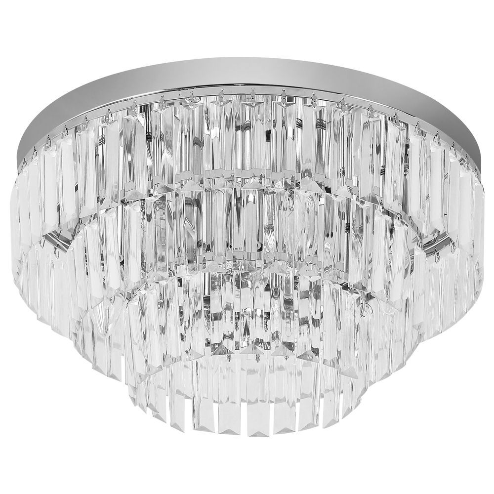 Ceiling Lamp Round Crystal