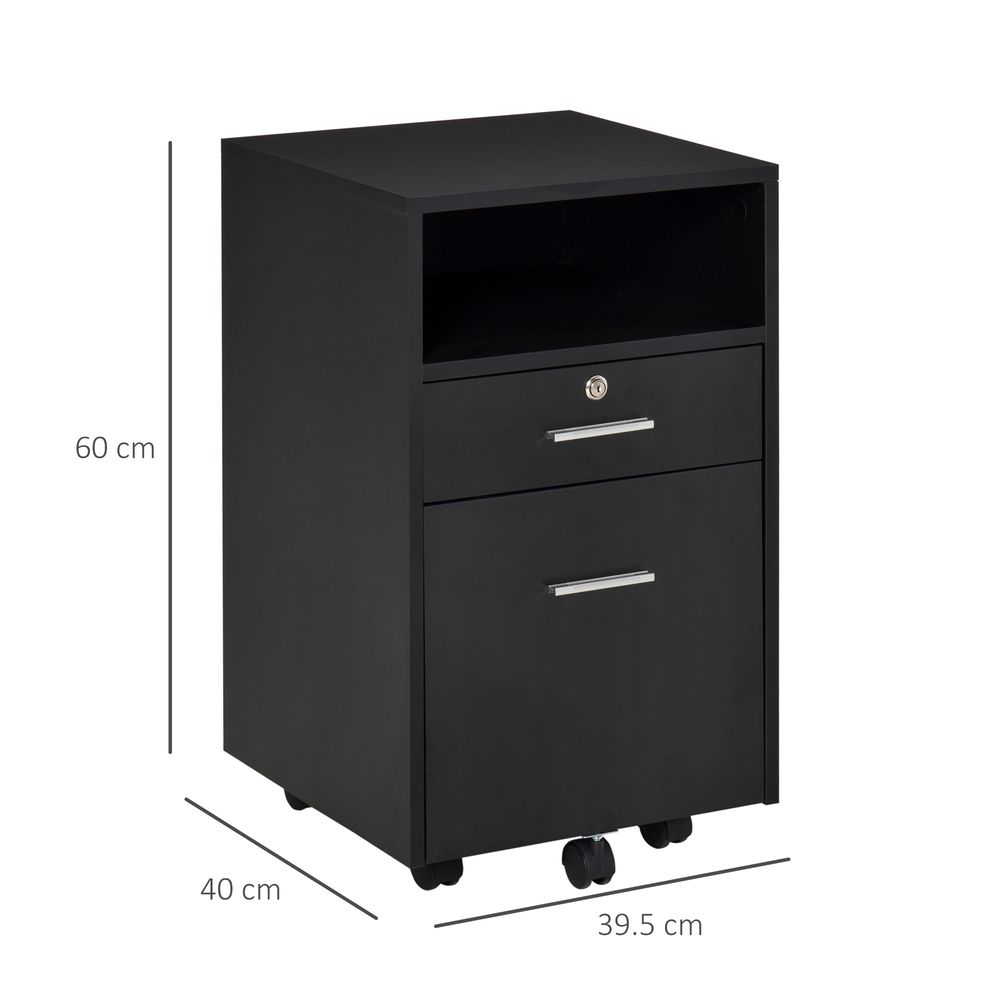 Black Filing Cabinet