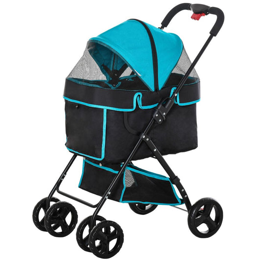 Removable Canopy Pet Stroller