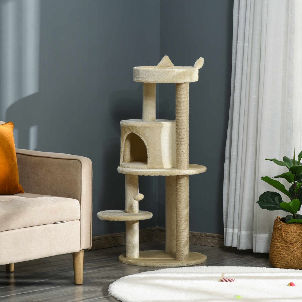 Cat Scratching Post 3 Tier Tree