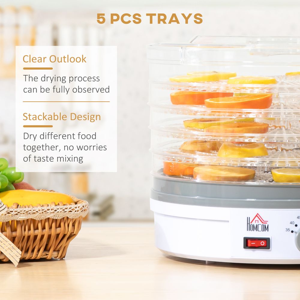 Food Dehydrator 5 Tier 245W