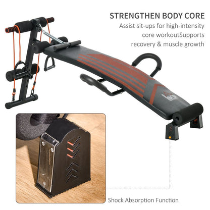 Sit Up Ab Bench with Headrest