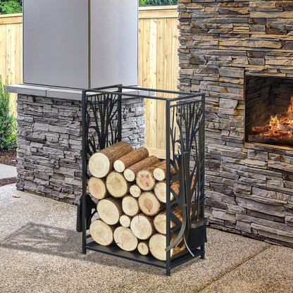 Decorative Firewood Log Rack