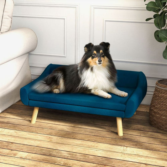 Blue Sofa Style Dog Bed