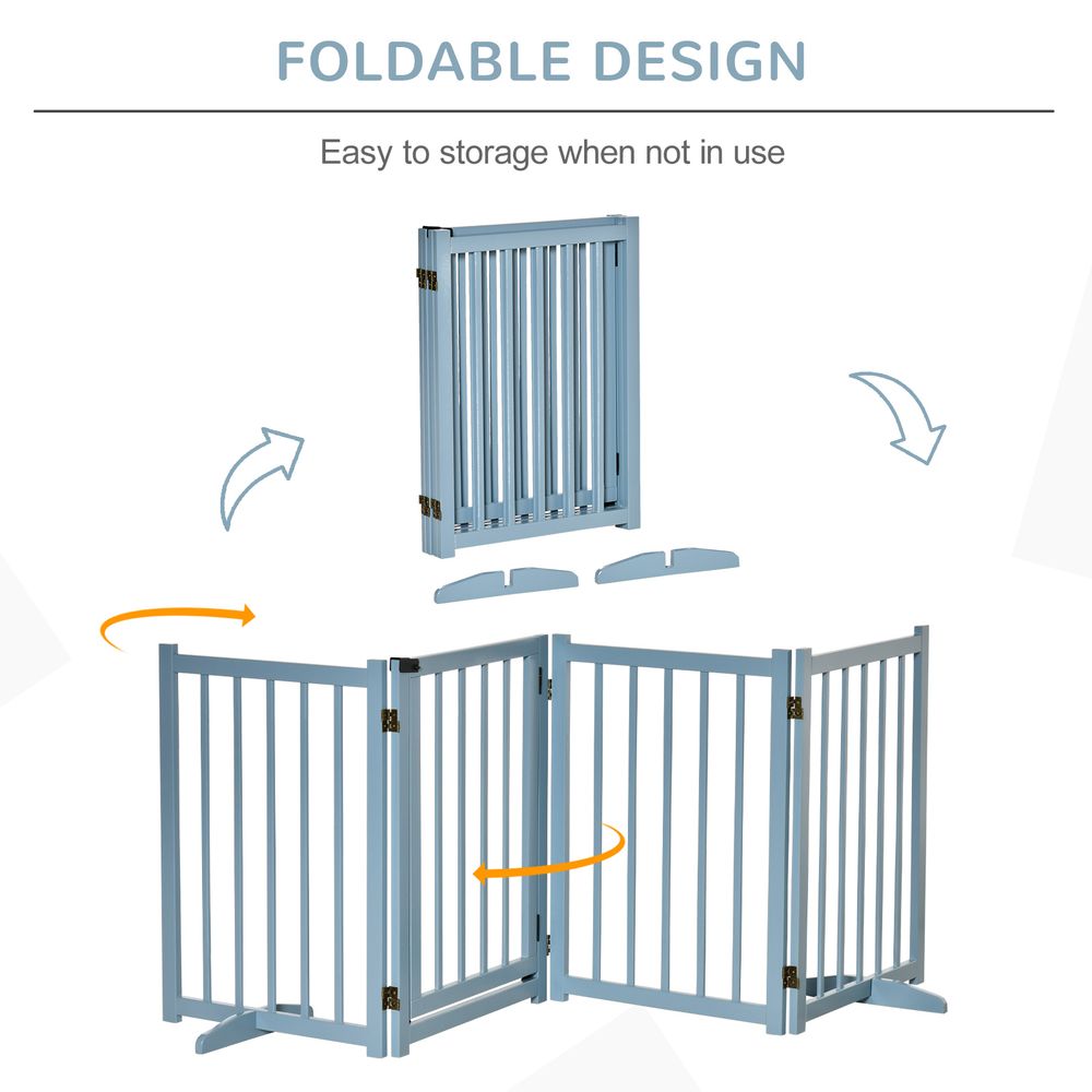 4 Panel Foldable Dog Safety Barrier