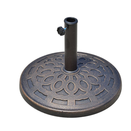 Bronze Parasol Base Round