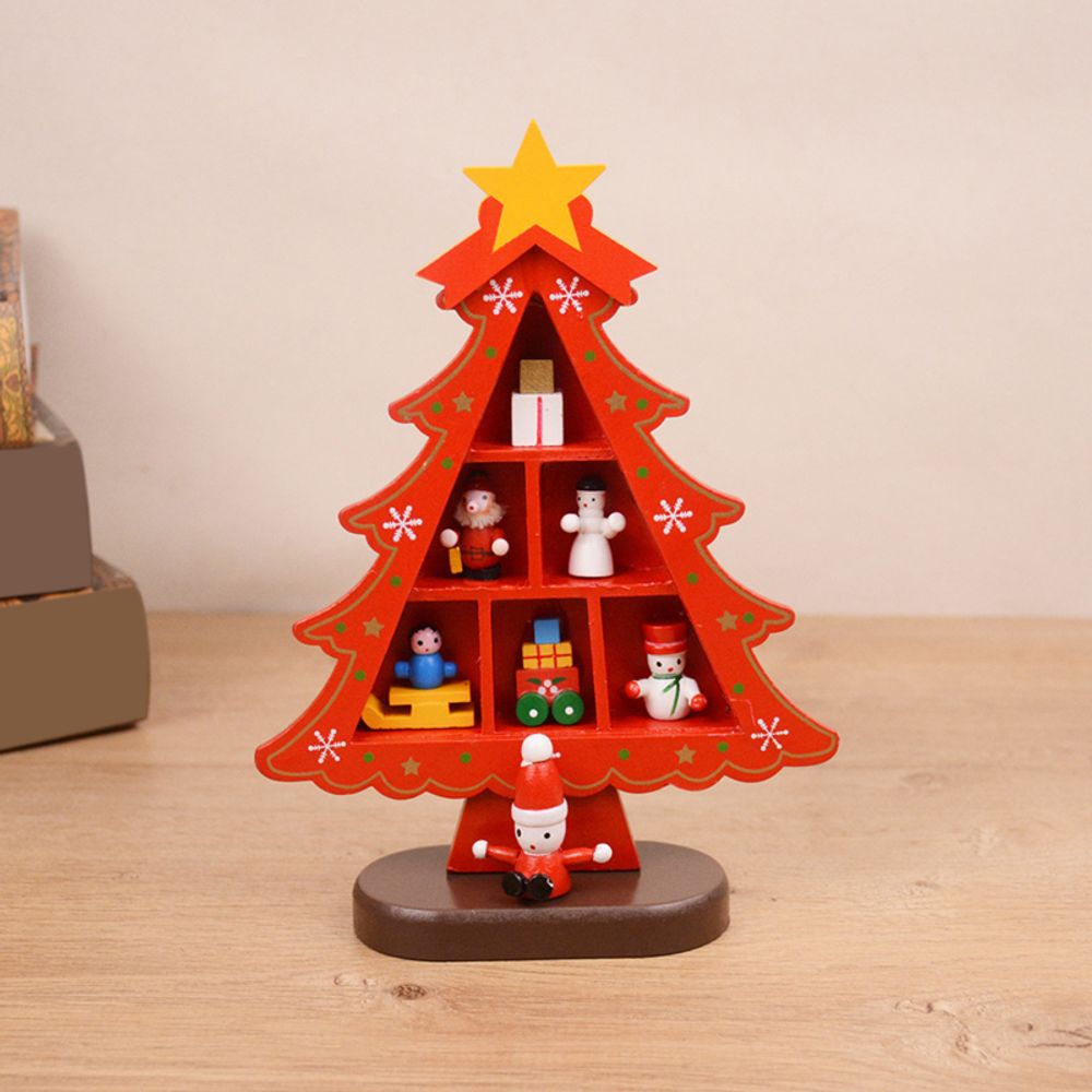 3D Wooden Christmas Tree Decoration