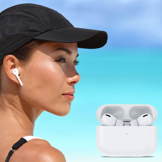 White Bluetooth Earbuds