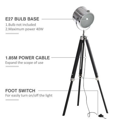 Tripod Searchlight Floor Lamp