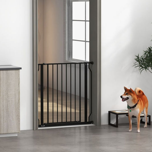 Pressure Fit Dog Gate Black