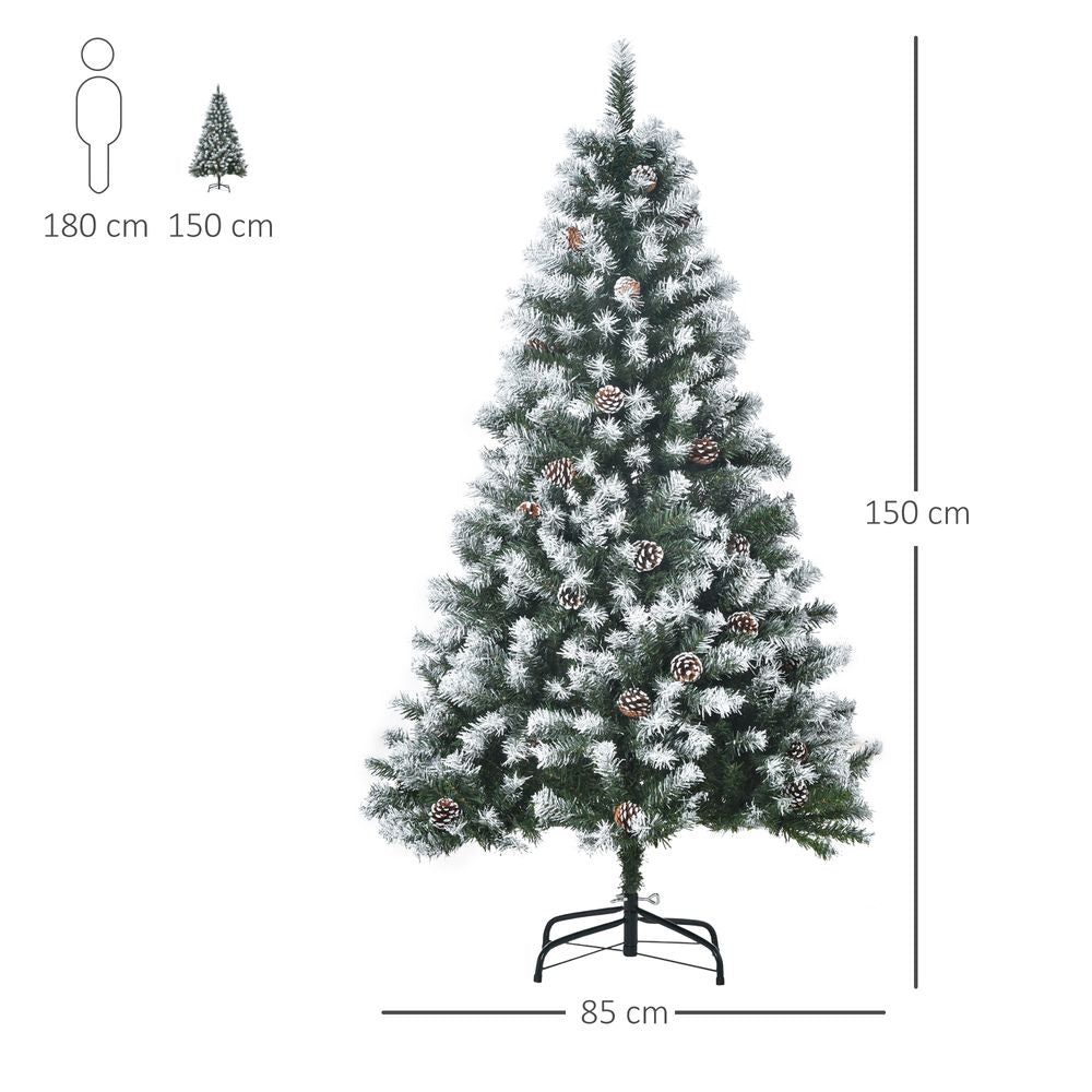 Snow-Flocked Christmas Tree 5ft