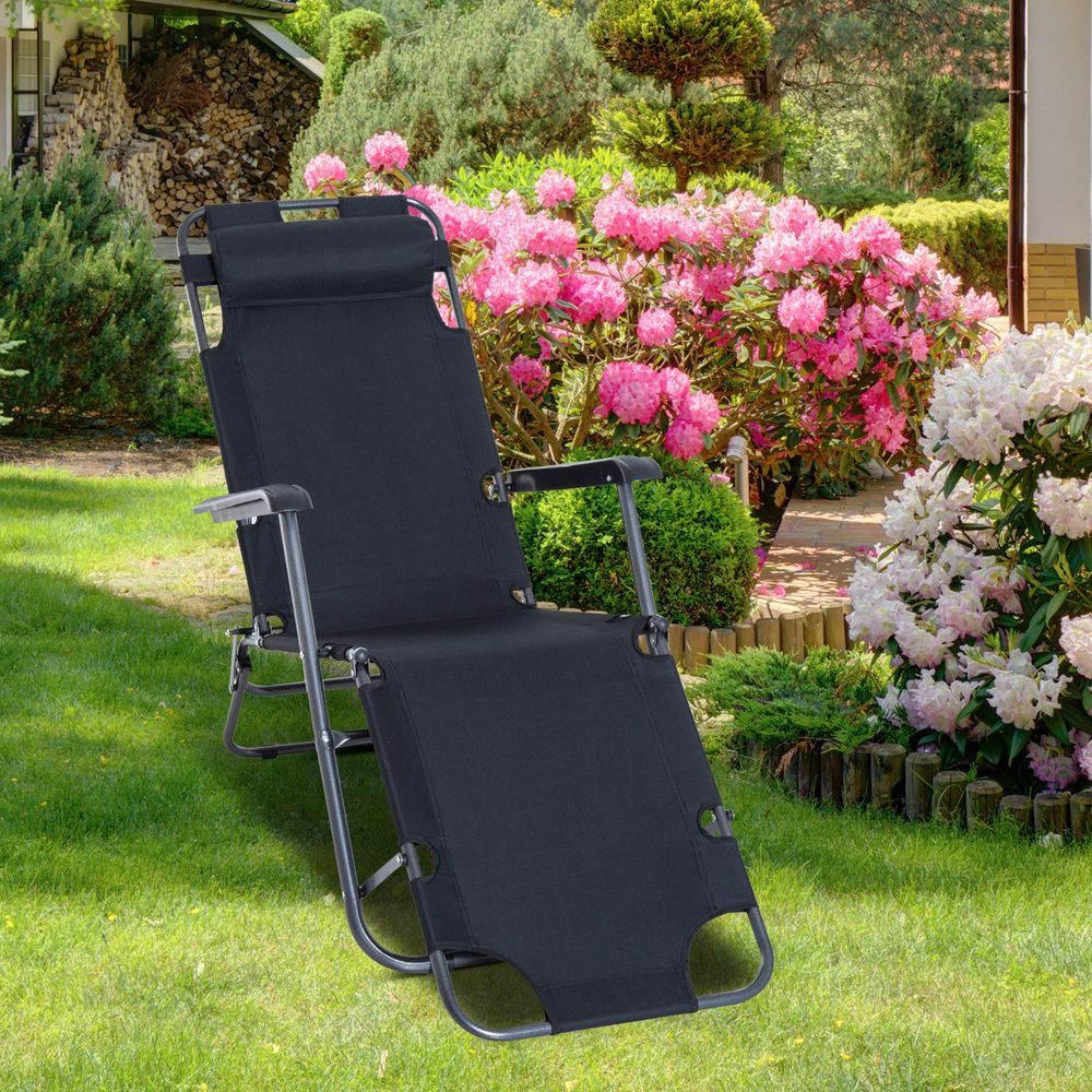 Adjustable Recliner with Support Cushion