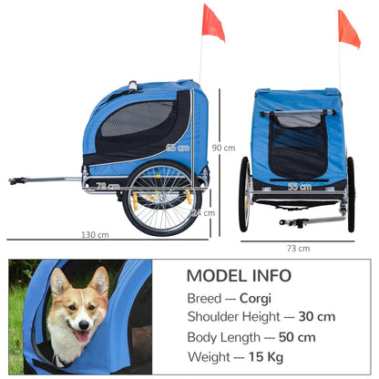 Pet Carrier Bike Trailer Medium