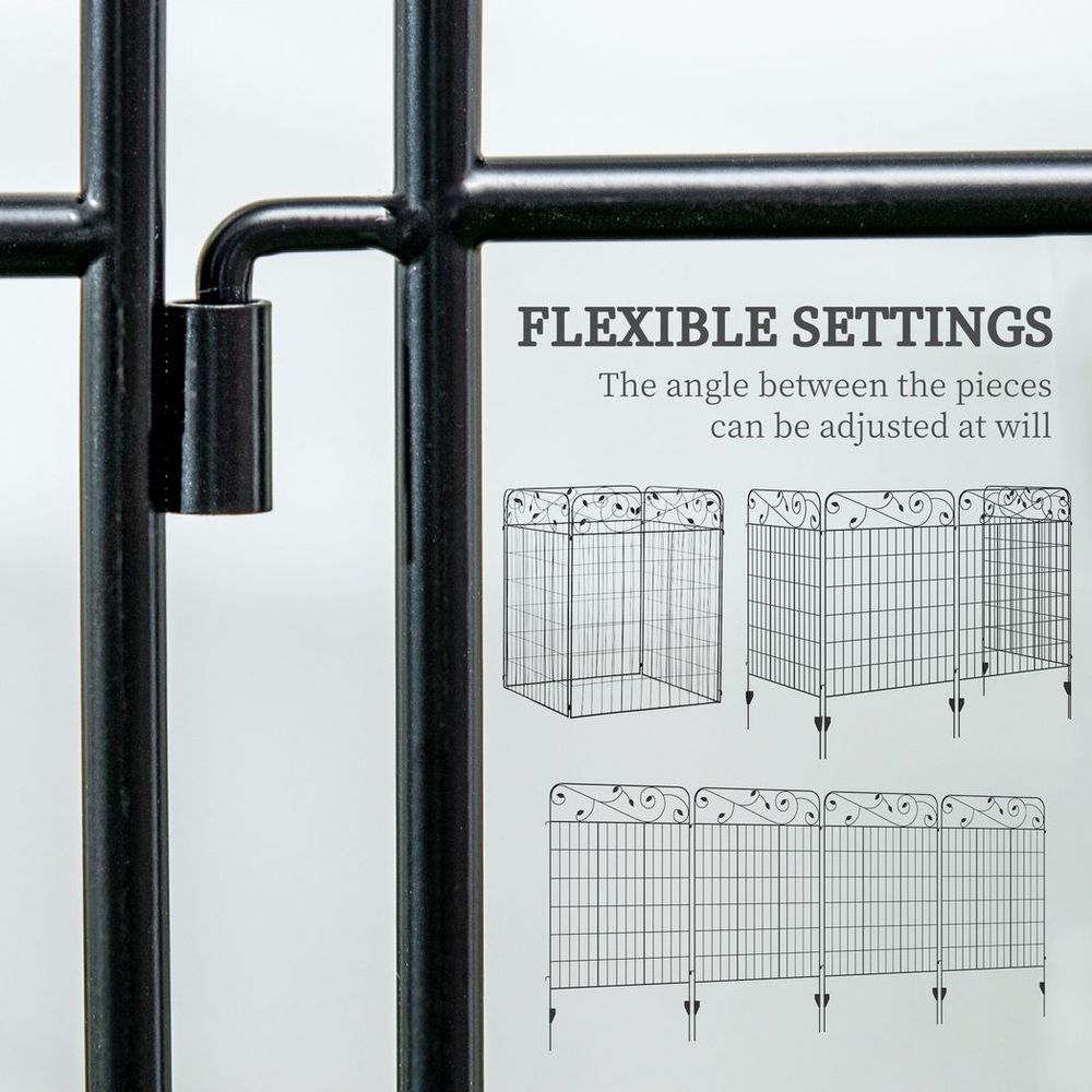 Floral Fencing Border Panels