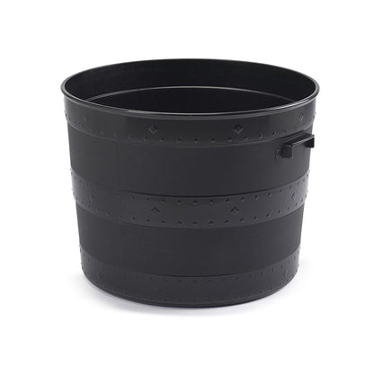 Large Black Plant Pot