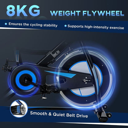 Indoor Cardio Flywheel Exercise Bike