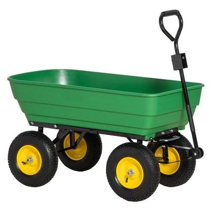 Heavy Duty Green Wheelbarrow