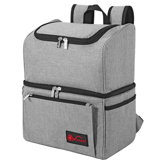 Grey Large Cooler Backpack