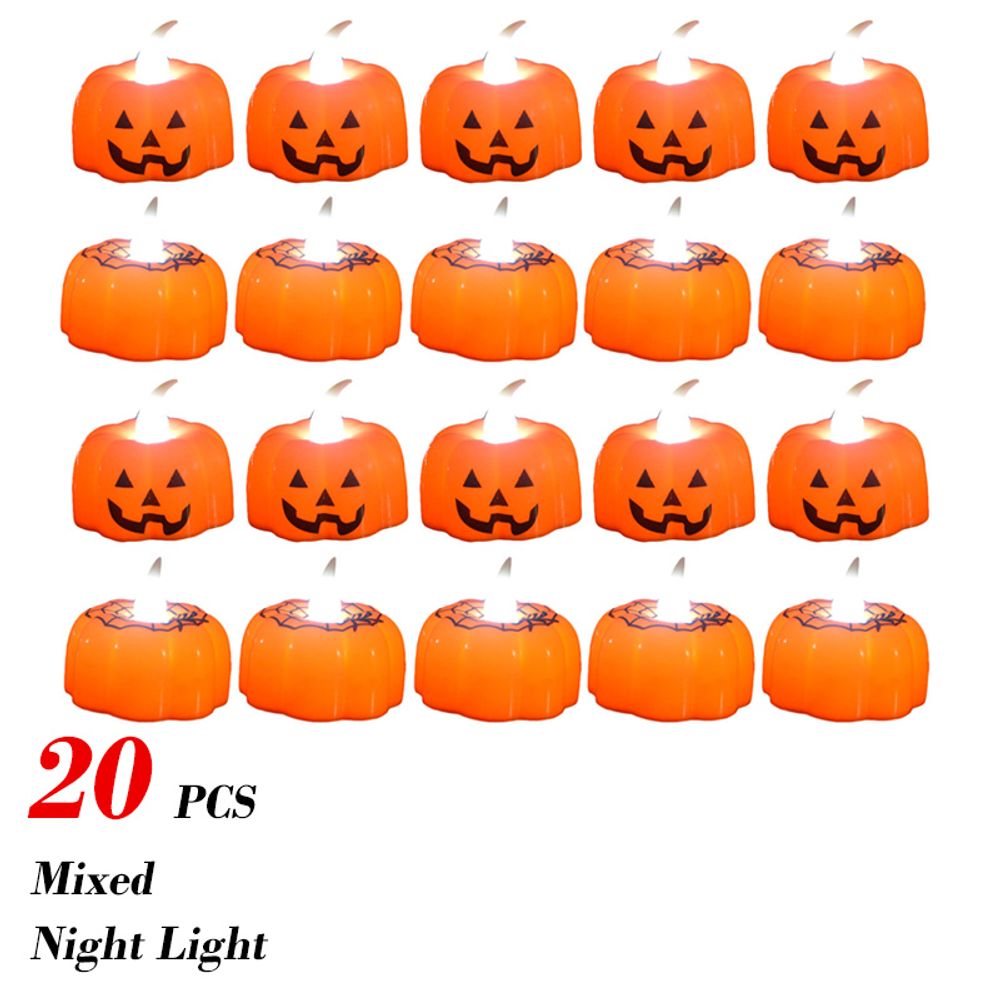 LED Pumpkin Candles