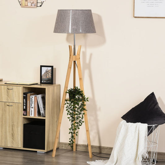 Floor Lamp Grey Tripod