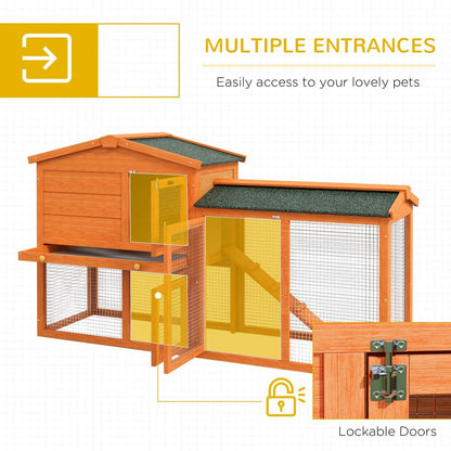 Orange Rabbit Hutch