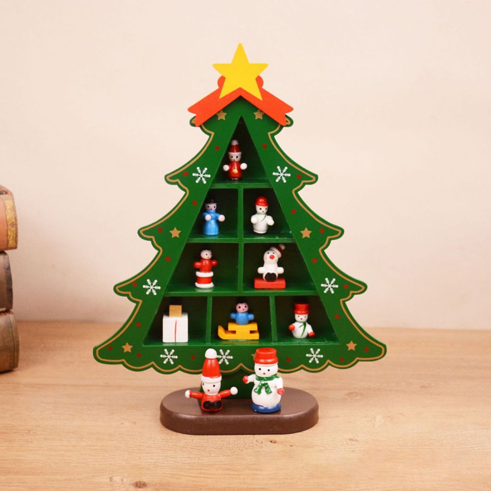 3D Wooden Christmas Tree Decoration