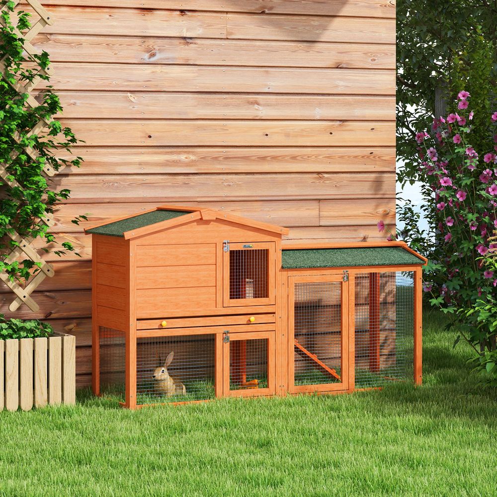 Orange Rabbit Hutch