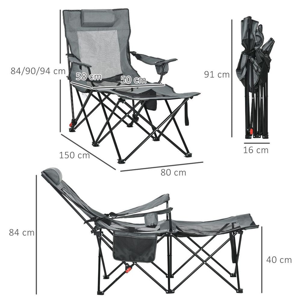 Camping Recliner Chair with Bag