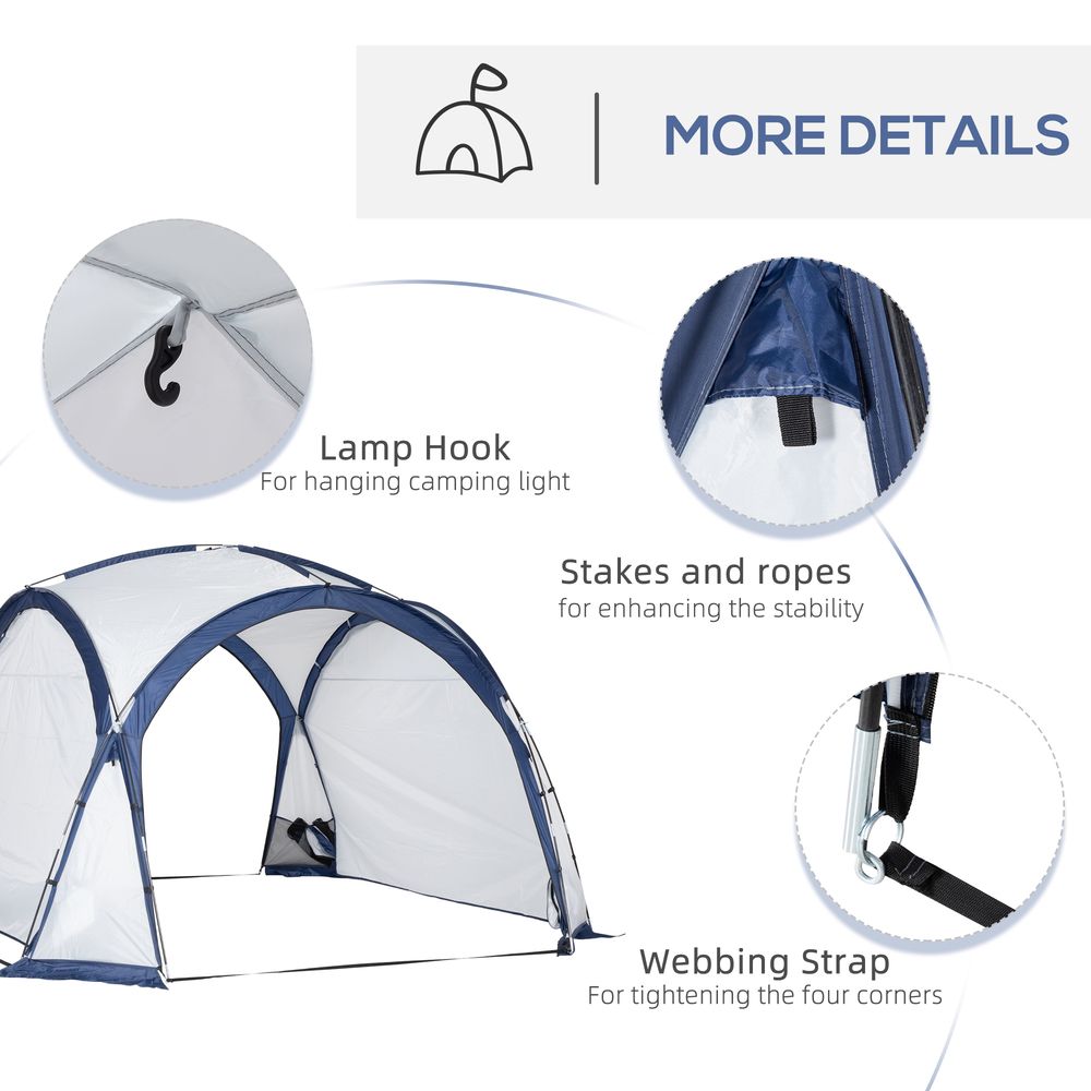 6-8 Person Dome Tent with Lamp Hook