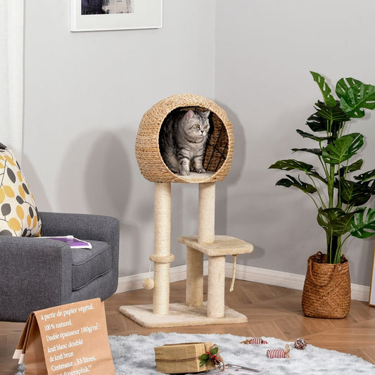 Cat Play Tower with House