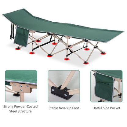 Green Camping Bed - Single