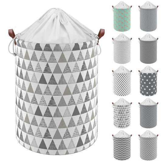 Patterned Laundry Basket