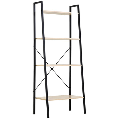 Shelving Unit Ladder Beige  4-Tier