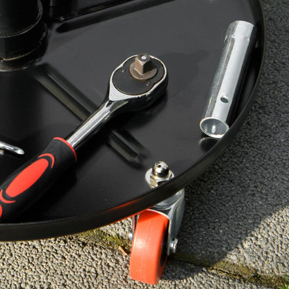 Adjustable Stool with Tool Tray