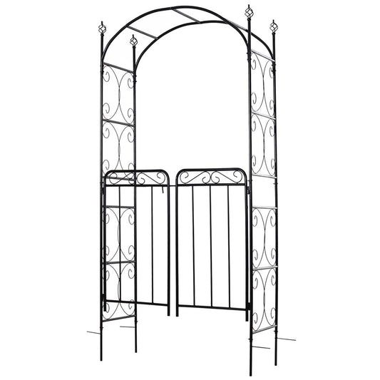 Decorative Gate with Vintage Arch