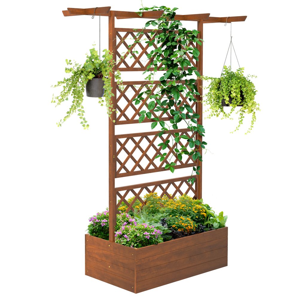 Climbing Plant Trellis Garden Bed