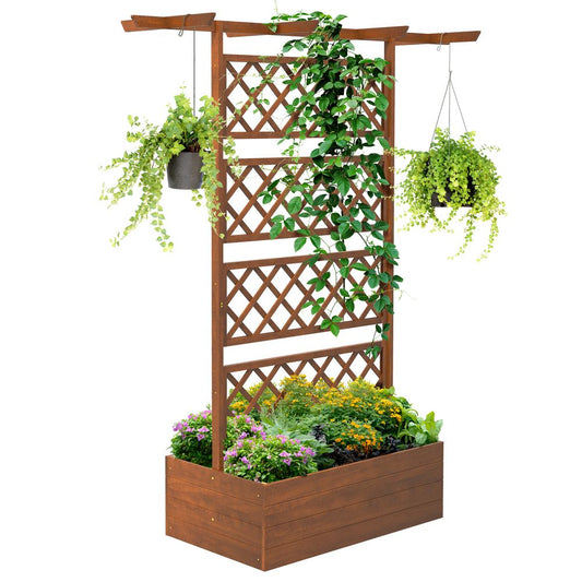 Climbing Plant Trellis Garden Bed