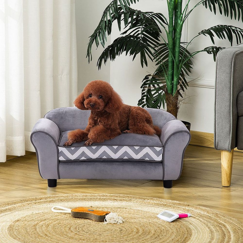 Faux Fur Dog Couch Small