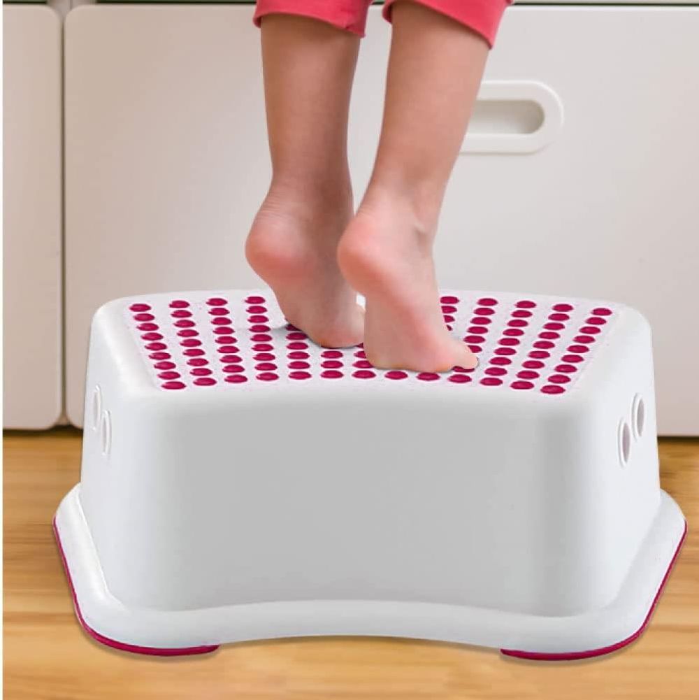 Pink Anti-Slip Child’s Stool