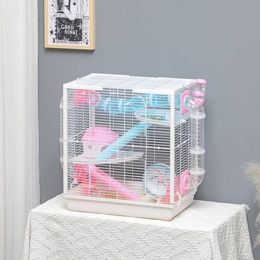 3 Tier Hamster Cage with Tunnel Tubes