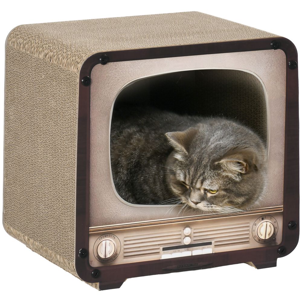 Cat TV Scratching Board