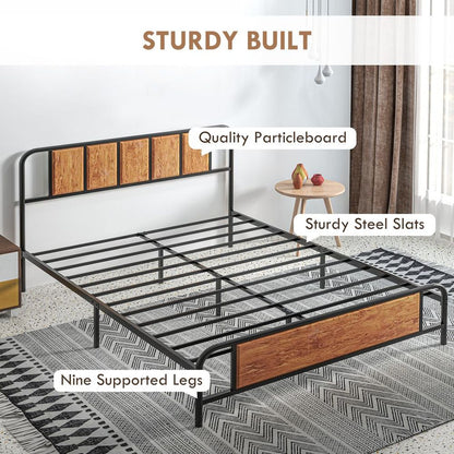 King Size Steel Bed Frame