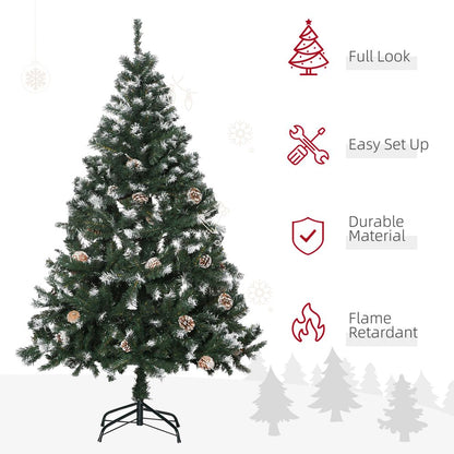 Snow-Flocked Christmas Tree 5ft