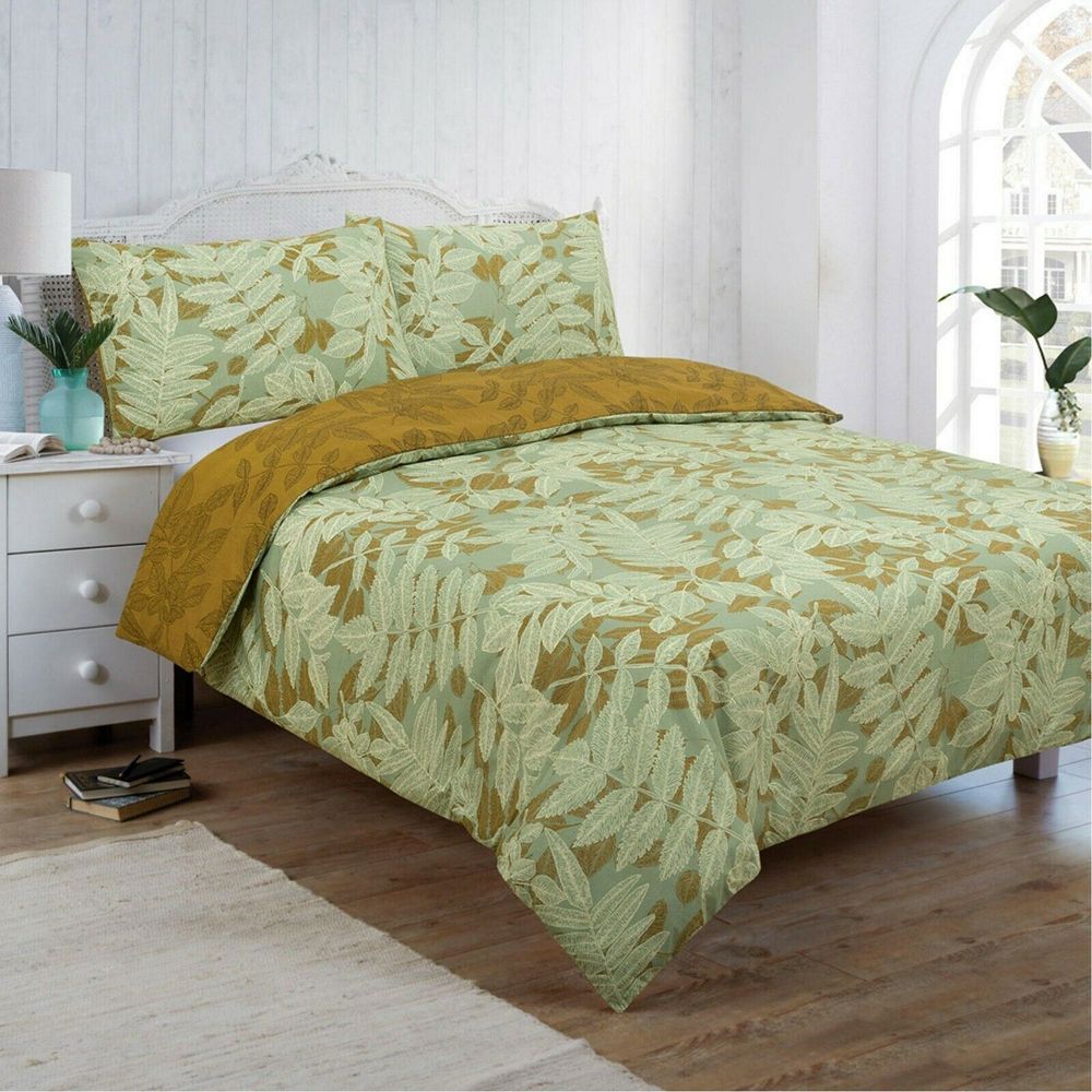 Sage Floral Duvet Cover Set